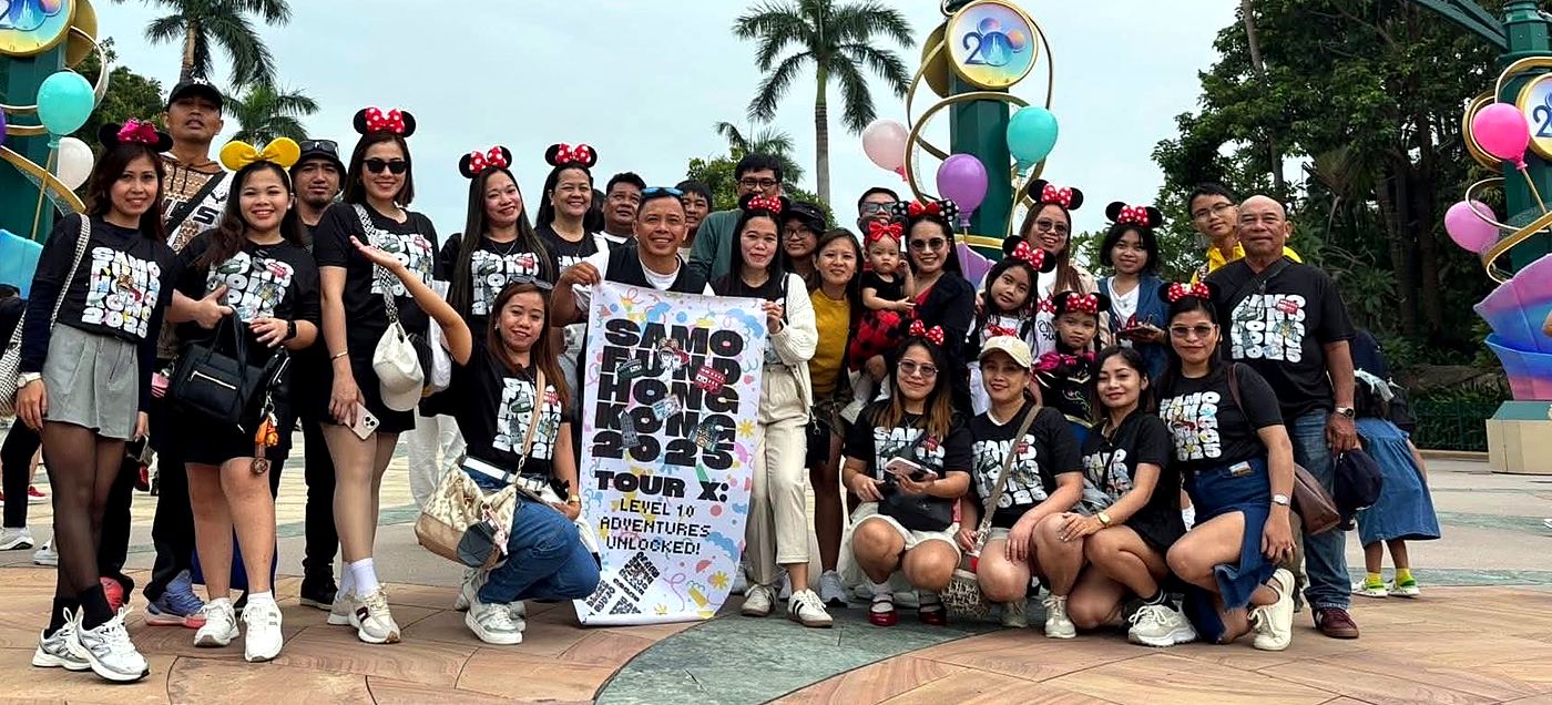 The Samofund team on a company trip to Hong Kong Disneyland